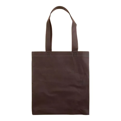Shopper avec soufflet en TNT 80g/m2 thermosoudé, anses longues Shopper avec soufflet en TNT 80g/m2 thermosoudé, anses longues