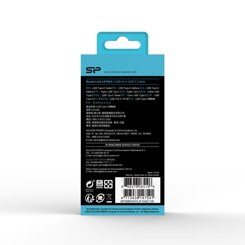 Câble de transfert de données LK10 Type - C Quick Charge 3.0