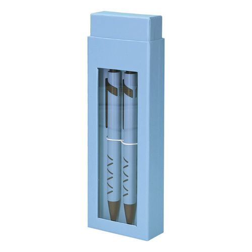 ADORNO : 1 BOLIGRAFO TINTA AZUL + 1 PORTAMINA