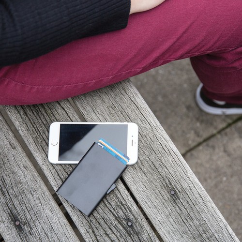 C-Secure aluminium RFID card holder C-Secure aluminium RFID card holder