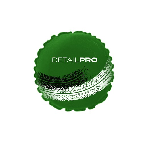 Round sponge with reflective print