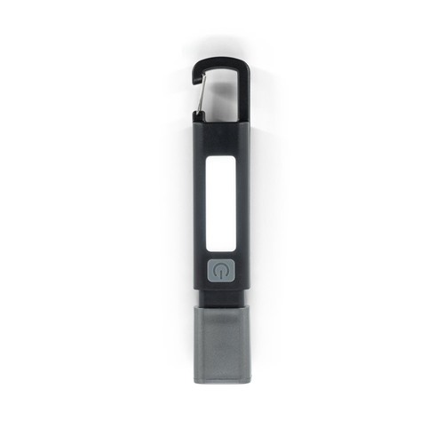 WIGGINS. Linterna de ABS, con una luz LED de 2 W (53 lúmenes) en la parte delantera y una luz COB (53 lúmenes) en la parte superior