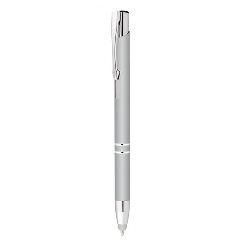 STYLO À BILLE ALUMINIUM EN GOMME