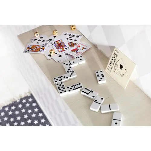 Wooden box with game set Myriam Wooden box with game set Myriam