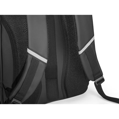 KAMPALA. Mochila para portátil en poliéster reciclado de alta densidad 900D, con revestimiento resistente al agua y forro de poliéster reciclado 210D 17'3" KAMPALA. Mochila para portátil en poliéster reciclado de alta densidad 900D, con revestimiento resistente al agua y forro de poliéster reciclado 210D 17'3"