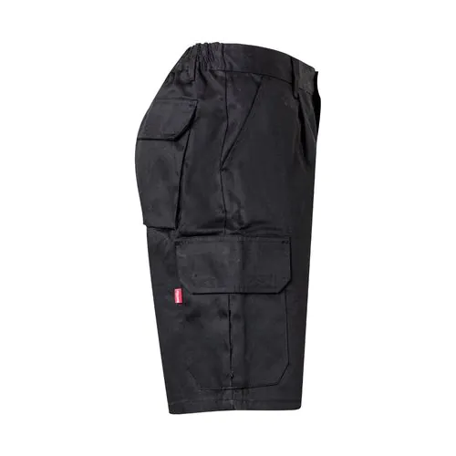 VL CHIONE. Bermuda sergé, multipoches (200g/m²), en coton (35%) et polyester (65%)