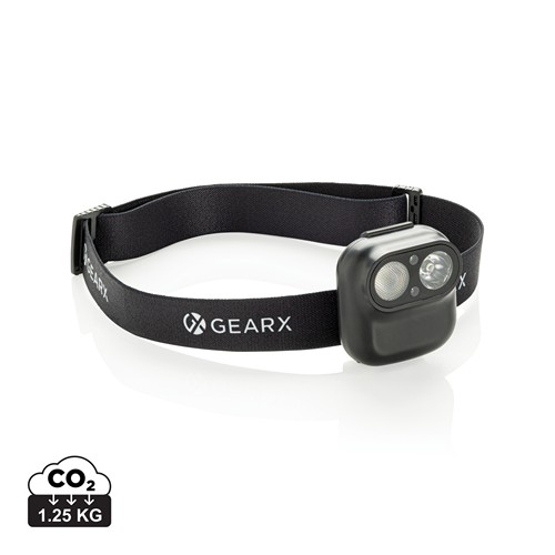 Gear X RCS rPlastic head torch with motion sensor Gear X RCS rPlastic head torch with motion sensor