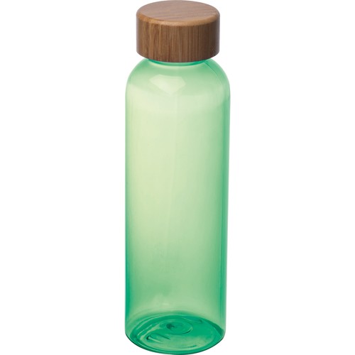 Botella de PET con tapa de bambú, 500 ml Botella de PET con tapa de bambú, 500 ml