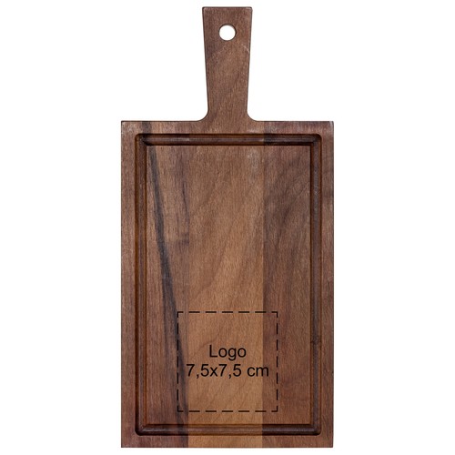 Walnut board with handle 33x16 cm Walnut board with handle 33x16 cm