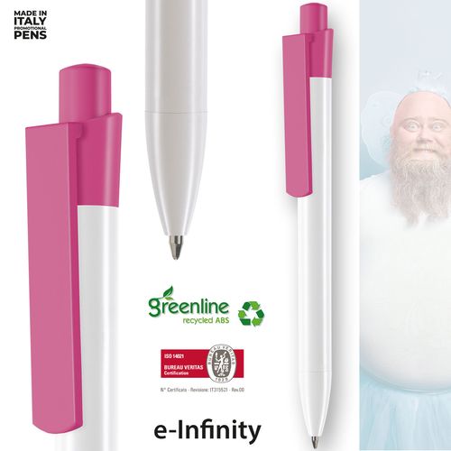 Ballpoint Pen e-Infinity Recycled White Ballpoint Pen e-Infinity Recycled White