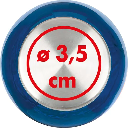 Borraccia colorata con tappo grigio