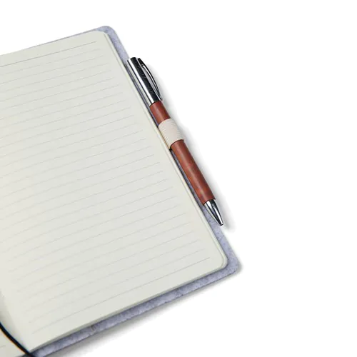 VINGA Albon GRS gerecycled vilt notitieboek