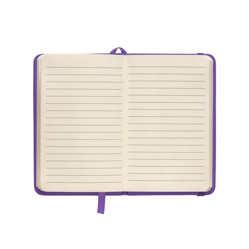 Bloc-notes avec couverture PU et élastique pour fermeture
