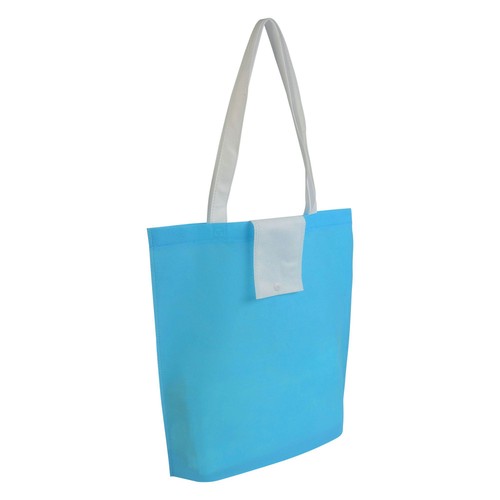 Not woven 80g/m2 foldable shopping bag with short handles Not woven 80g/m2 foldable shopping bag with short handles