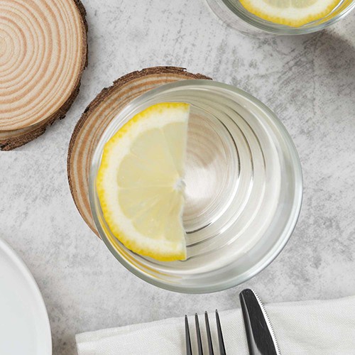 Juego de 4 posavasos de pino Biedano