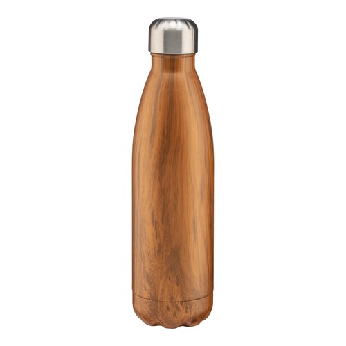 Thermos en acier inoxydable de 500 ml avec double paroi isolante avec impression effet boi Thermos en acier inoxydable de 500 ml avec double paroi isolante avec impression effet boi