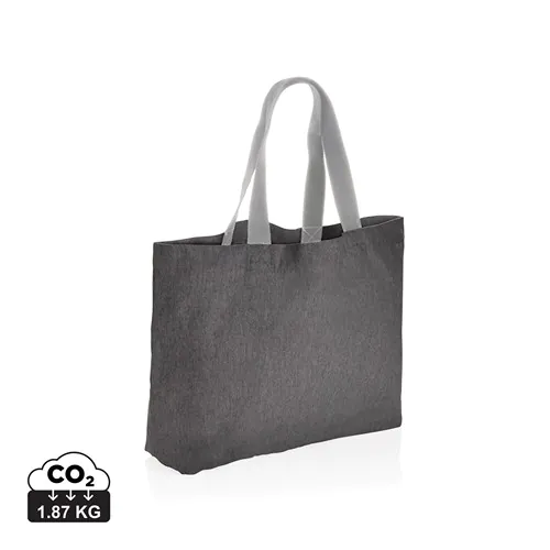 Impact Aware™ recycled canvas XL draagtas 240gsm ongeverfd Impact Aware™ recycled canvas XL draagtas 240gsm ongeverfd