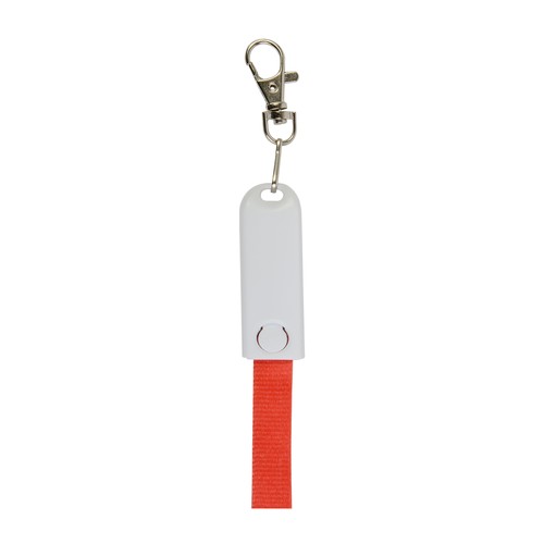 Lanière avec mousqueton avec fonction de cable de recharge avec prise Micro-USB/Lightning/ Lanière avec mousqueton avec fonction de cable de recharge avec prise Micro-USB/Lightning/