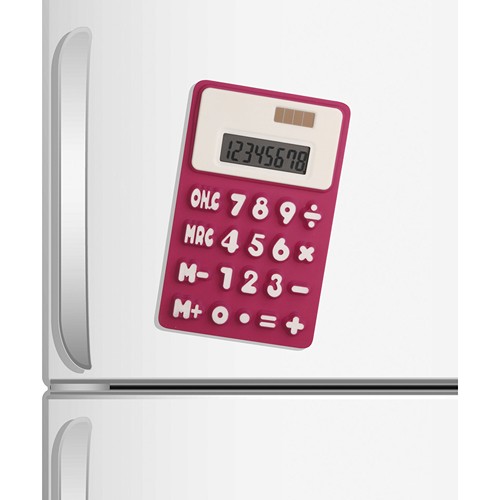 CALCULATEUR 8 CHIFFRES EN CAOUTCHOUC ET PLASTIQUE