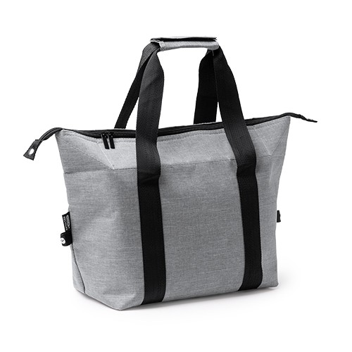 Expandable cooler bag made of RPET recycled polyes Dácio