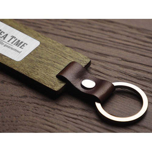 Wooden keyring Wooden keyring