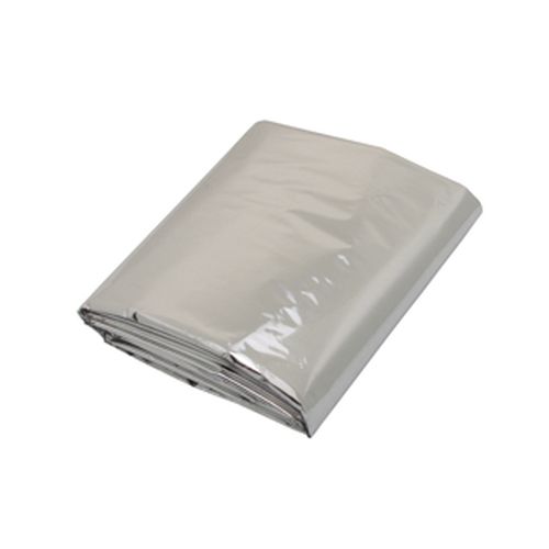 Emergency blanket 2 sides (polyéthylène (PET) / aluminium) Emergency blanket 2 sides (polyéthylène (PET) / aluminium)