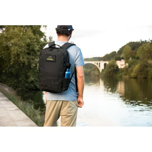 EDINBURGH BPACK. Mochila de estilo militar en poliéster reciclado 600D, alta densidad y forro en poliéster reciclado 210D 17'3’ EDINBURGH BPACK. Mochila de estilo militar en poliéster reciclado 600D, alta densidad y forro en poliéster reciclado 210D 17'3’
