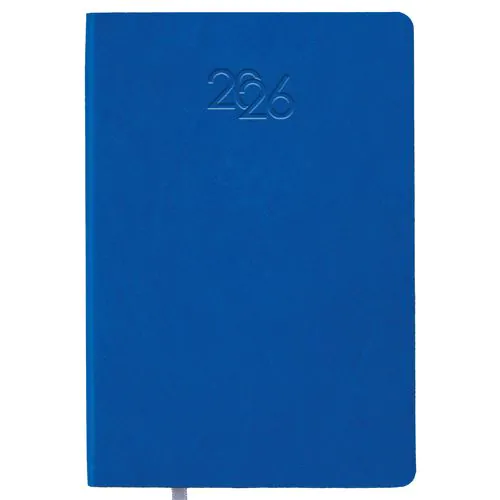 2026 daily planner with soft cover in thermo-reactive PU