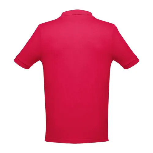 THC ADAM. Polo da uomo in cotone a maniche corte THC ADAM. Polo da uomo in cotone a maniche corte