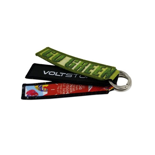 GRAND PORTE-CLÉS RUBAN EN RPET PERSONNALISABLE GRAND PORTE-CLÉS RUBAN EN RPET PERSONNALISABLE