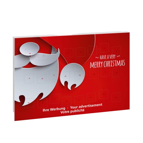 Advent calendar A4 with standard motif