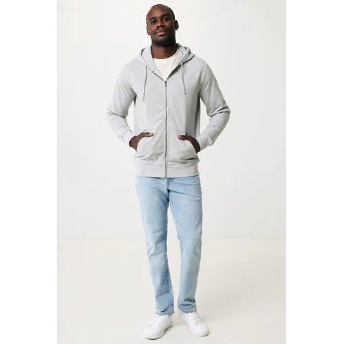 IQONIQ Abisko gerecycled katoen hoodie met rits