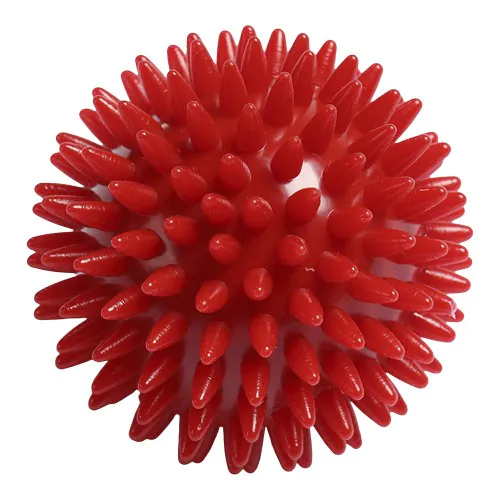 Pelota de masaje erizo, neutral (78 mm, roja), "Made in Germany" Pelota de masaje erizo, neutral (78 mm, roja), "Made in Germany"