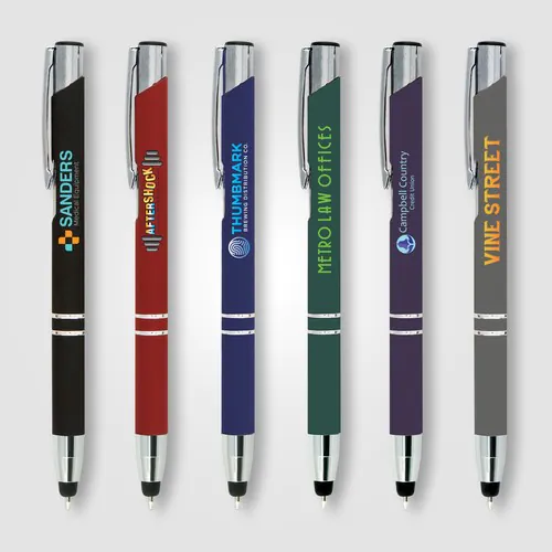 Crosby Metal Pen w/Bottom Stylus Crosby Metal Pen w/Bottom Stylus