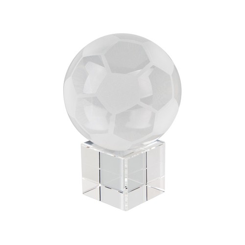 SPHERE FOOTBALL d=80mm W/ BASE GLASS SPHERE FOOTBALL d=80mm W/ BASE GLASS