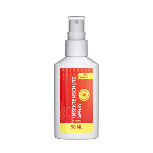 Insect Repellent Spray (sensitive), 50 ml spray, Body Label