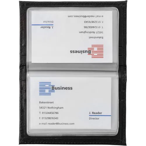 Bonded leather credit card holder Bethany