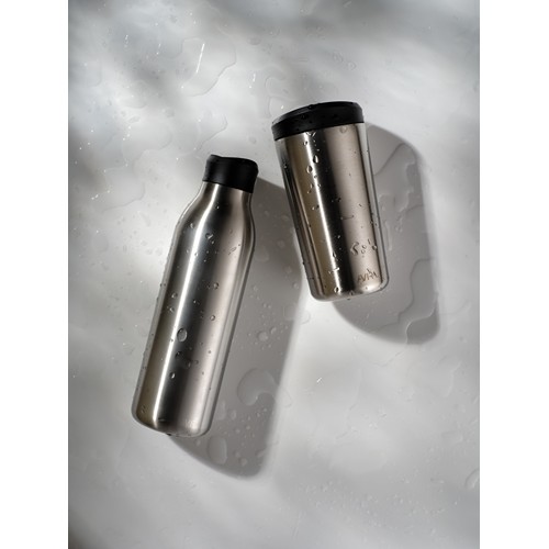 Bouteille d'eau 600ml en acier recyclé RCS Avira Alok Bouteille d'eau 600ml en acier recyclé RCS Avira Alok