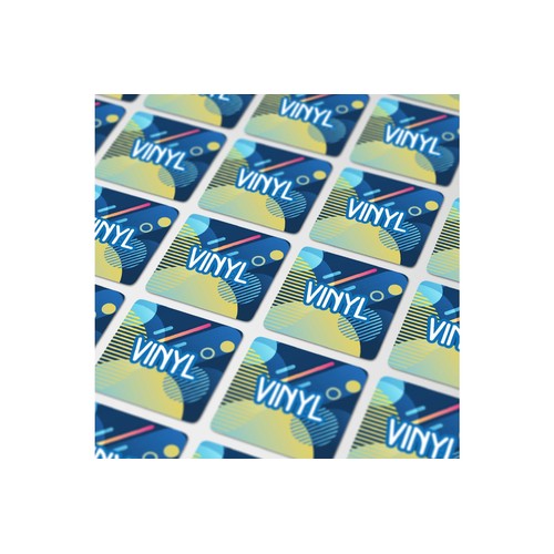 Vinyl Sticker Kwadratowy 15x15mm Vinyl Sticker Kwadratowy 15x15mm