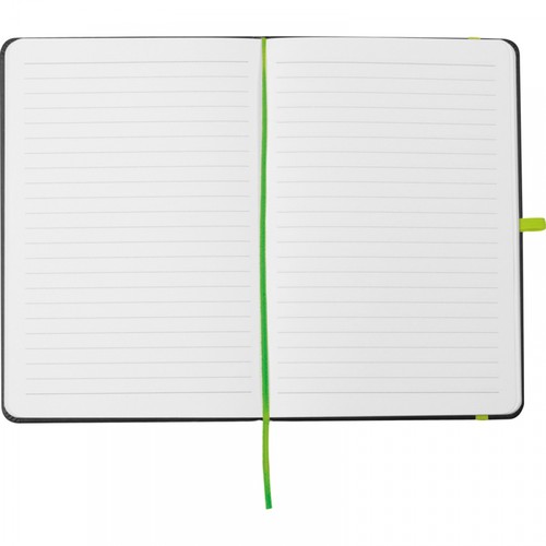 A5 notebook with coloured engraving