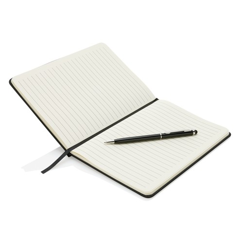 Libreta A5 PU básica con bolígrafo táctil Libreta A5 PU básica con bolígrafo táctil