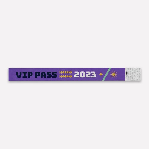 Customizable 25mm Tyvek Identification Wristband