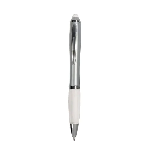 Stylo en plastique pour écran tactile avec grip coloré Stylo en plastique pour écran tactile avec grip coloré