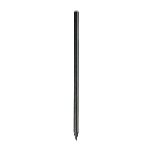 Black wooden pencil with graphite lead, black wood, cylindrical cross-section Black wooden pencil with graphite lead, black wood, cylindrical cross-section