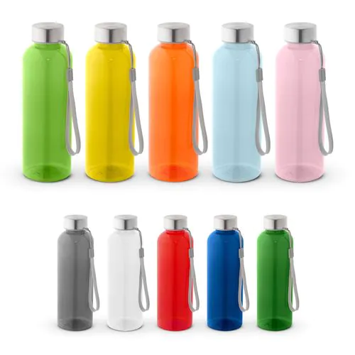 ENDERS M. Gerecycled PET (100% rPET) fles met glanzende doorschijnende afwerking 600 mL ENDERS M. Gerecycled PET (100% rPET) fles met glanzende doorschijnende afwerking 600 mL