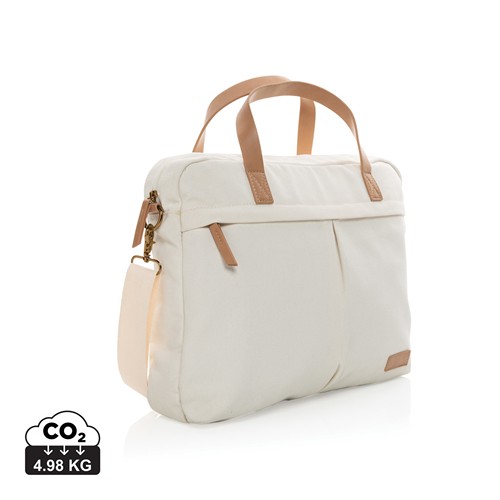 Impact AWARE™ 16 oz. recycled canvas laptop bag Impact AWARE™ 16 oz. recycled canvas laptop bag