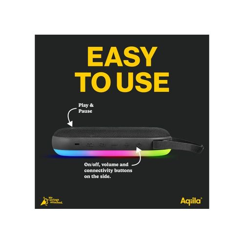 Enceinte Bluetooth Aqiila Soundbird CM 30 W avec éclairage RGB Enceinte Bluetooth Aqiila Soundbird CM 30 W avec éclairage RGB