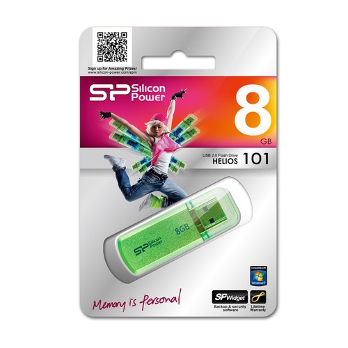 Pendrive silicon power helios 101 2.0 8GB