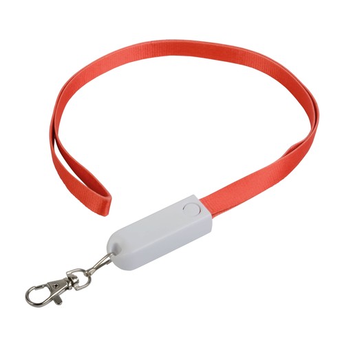 Lanière avec mousqueton avec fonction de cable de recharge avec prise Micro-USB/Lightning/ Lanière avec mousqueton avec fonction de cable de recharge avec prise Micro-USB/Lightning/
