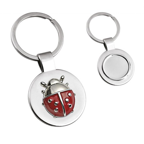 PORTE-CLES COCCINELLE ROUGE/ CREUX PORTE-CLES COCCINELLE ROUGE/ CREUX